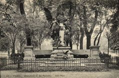 CPA Paris Monument De La Fontaine Moliere Lion