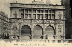 CPA Paris Maison Dite De Francois 1er Cours La Reine