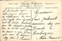 VINTAGE POSTCARD Paris Monument Raised With the Memory Of Charles Floquet