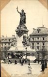 CPA Paris La Statue De La Republique