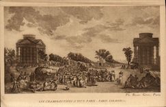 CPA Les Champs Elysees Vieux Paris 