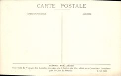 Almacenes del vino de Nimes de la POSTAL de la VENDIMIA de la casa Gustavo Fabre