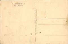 CPA Calvi vision d'Orient