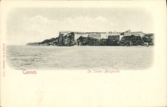VINTAGE POSTCARD Cannes Island Sainte Marguerite