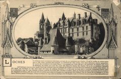 CPA Loches Le chateau Royal