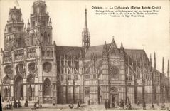 CPA Orleans La Cathedrale Eglise Ste Croix 