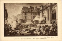 VINTAGE POSTCARD the Church Saint Roch Old Paris