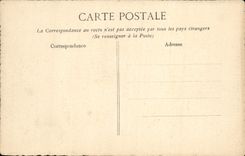 VINTAGE POSTCARD Seen Castle Of Beautiful Seen from Of the Dimension Of the Court