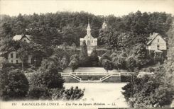 CPA Bagnoles De L'Orne Une Vue Du Square Melodion