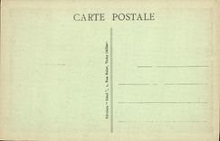 La promenade de Vichy de la POSTAL de la VENDIMIA tiene niños de los asnos