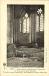 VINTAGE POSTCARD German Rheims Blesse Carbonizes In the Cathedral By the German Incendiary bombs