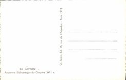 VINTAGE POSTCARD Boundary-line Old Library of the Chapter