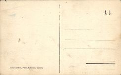 POSTAL Argemtieres y Mont Blanc de la VENDIMIA