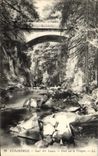 CPA Gerardmer Saut des Cuves Pont sur la vologne 