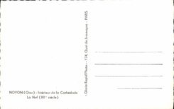 MODERN CARD Interior Boundary-line of the Cathedral the nave