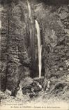 VINTAGE POSTCARD Route of Thones Cascades of the Unknown beauty