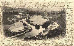 CPA Chateau Chinon Panorama de la vallee de l'Yonne 