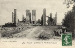 VINTAGE POSTCARD Tourves the Castle of Valbelle