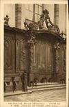 VINTAGE POSTCARD Marmoutier Abbey church Throne Of the P Abbot Stalls of the chorus