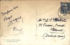 VINTAGE POSTCARD Surroundings of Gerardmer the Valley of the lakes