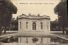 VINTAGE POSTCARD Versailles Park of Small Trianon French House