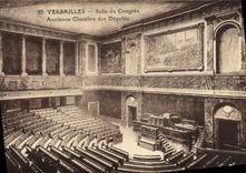 VINTAGE POSTCARD Versailles Room of Congers Old House of Commons