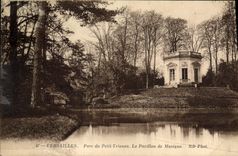 VINTAGE POSTCARD Versailles Park of Small Trianon the House of Music