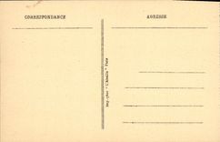 VINTAGE POSTCARD Saint Germain in Bush hammer the Round Floor Point of the Alley of the Dauphine one