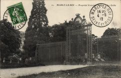 CPA Marley Le Roi Propriete Victorien Sardou La grille