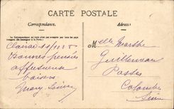 CPA Clairac Vue Interieurre de la Maison qu'a habitee Montesquieu