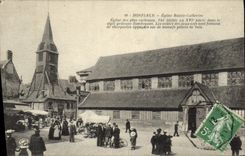 VINTAGE POSTCARD Honfleur Eglise Sainte Catherine Eglise Goes