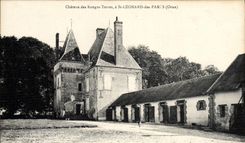 CPA Chateau des Rouges Terres a Saint Leonard des Parcs