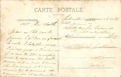 La POSTAL Toul de la VENDIMIA ilustra el puerto del canal y Fort de Saint Michel