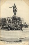 VINTAGE POSTCARD Paris Places Nation the Triumph of the Dalou Republic