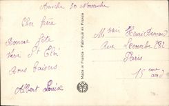 St Eloi del carro del hombre de la fantasía de la POSTAL de la VENDIMIA