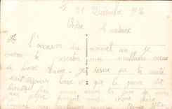 VINTAGE POSTCARD Fantaisie Child Horseshoe