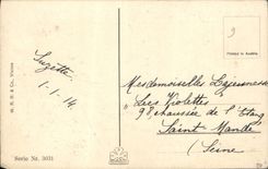 VINTAGE POSTCARD Fantasy Windmill