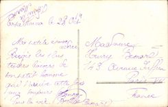 VINTAGE POSTCARD Fantasy Woman Hairy Soldier Militaria