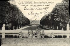 CPA Parc de Versailles Bassin d'Apollon et le tapis vert