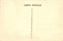 VINTAGE POSTCARD Park of Versailles the Basin of Neptune and large water