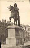 CPA Versailles Statue de Louis XIV