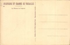 CPA Versailles La Maison du Seigneur