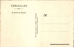 CPA Versailles Galerie des Batailles