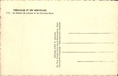 CPA Versailles Et Ses merveilles Le bassin de Latone et les grandes eaux