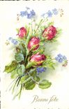 CPA Bonne Fete Fleurs