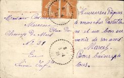 VINTAGE POSTCARD Fantasy Child Hen Easter Chicks