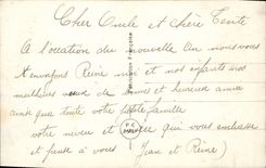 CPA Bonne Annee Fleurs