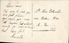 VINTAGE POSTCARD a Souvenir of Marcelle Woman