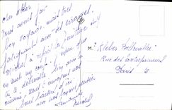 VINTAGE POSTCARD Fantasy Souvenir of Vaureilles Cat Kitten Kittens