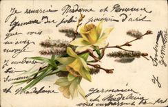 CPA Fantaisie Fleurs